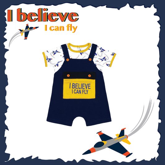 I Believe I Can Fly Romper from Little BB Love - Stylish and Comfortably Soft Baby Clothing Store