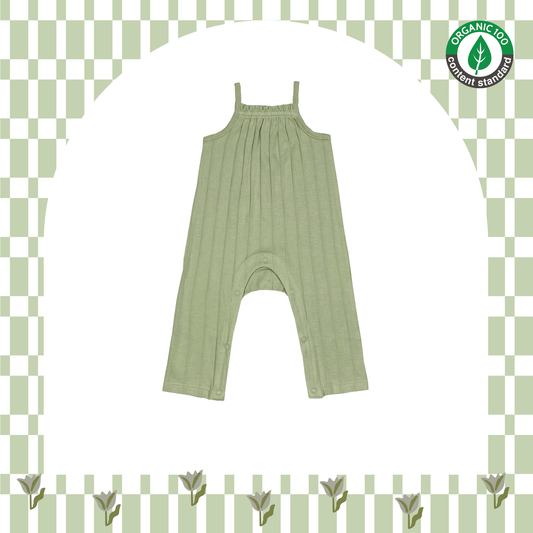 Green Apple Panna Cotta Romper from Little BB Love - Stylish and Comfortably Soft Baby Clothing Store