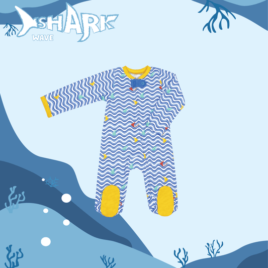 Colors Of The Seas Sleep and Play Suit from Little BB Love - Stylish and Comfortably Soft Baby Clothing Store