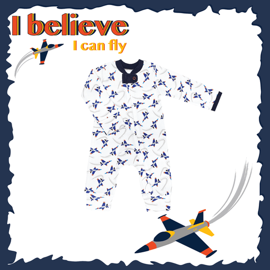 I Believe I Can Fly (Without Footies) Sleep and Play Suit from Little BB Love - Stylish and Comfortably Soft Baby Clothing Store