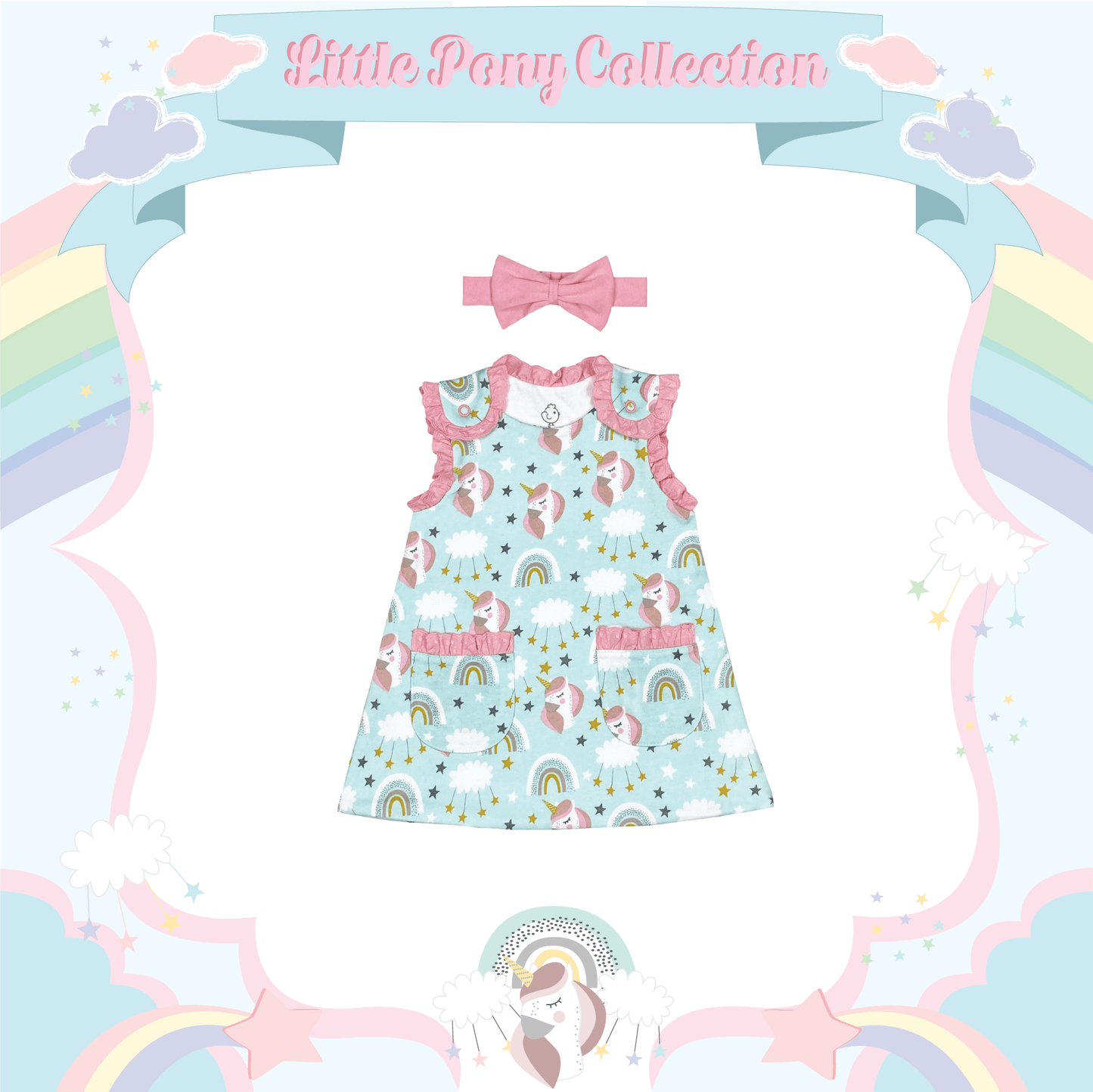 Little Pony Dreams Dress from Little BB Love - Stylish and Comfortably Soft Baby Clothing Store
