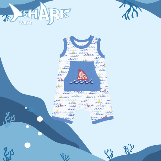 Riding The Waves Romper from Little BB Love - Stylish and Comfortably Soft Baby Clothing Store