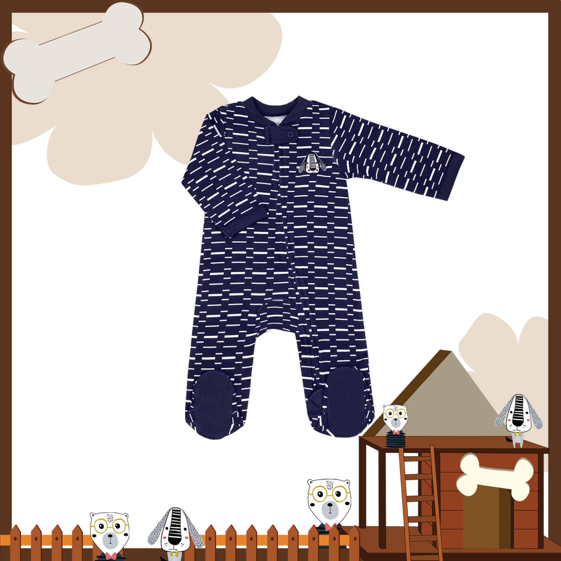 Best Buddy Sleep and Play Suit from Little BB Love - Stylish and Comfortably Soft Baby Clothing Store