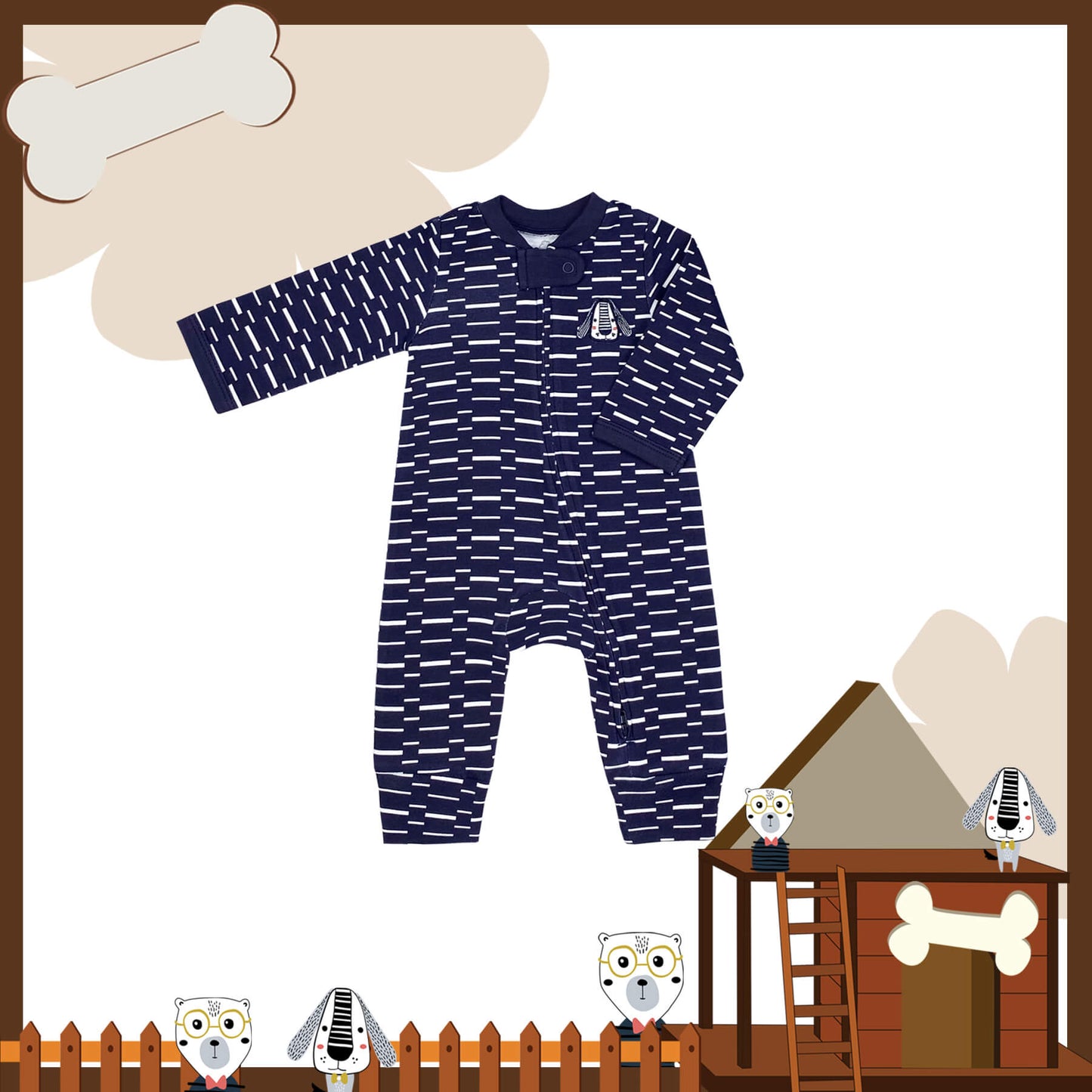 Best Buddy (Without Footies) Sleep and Play Suit from Little BB Love - Stylish and Comfortably Soft Baby Clothing Store