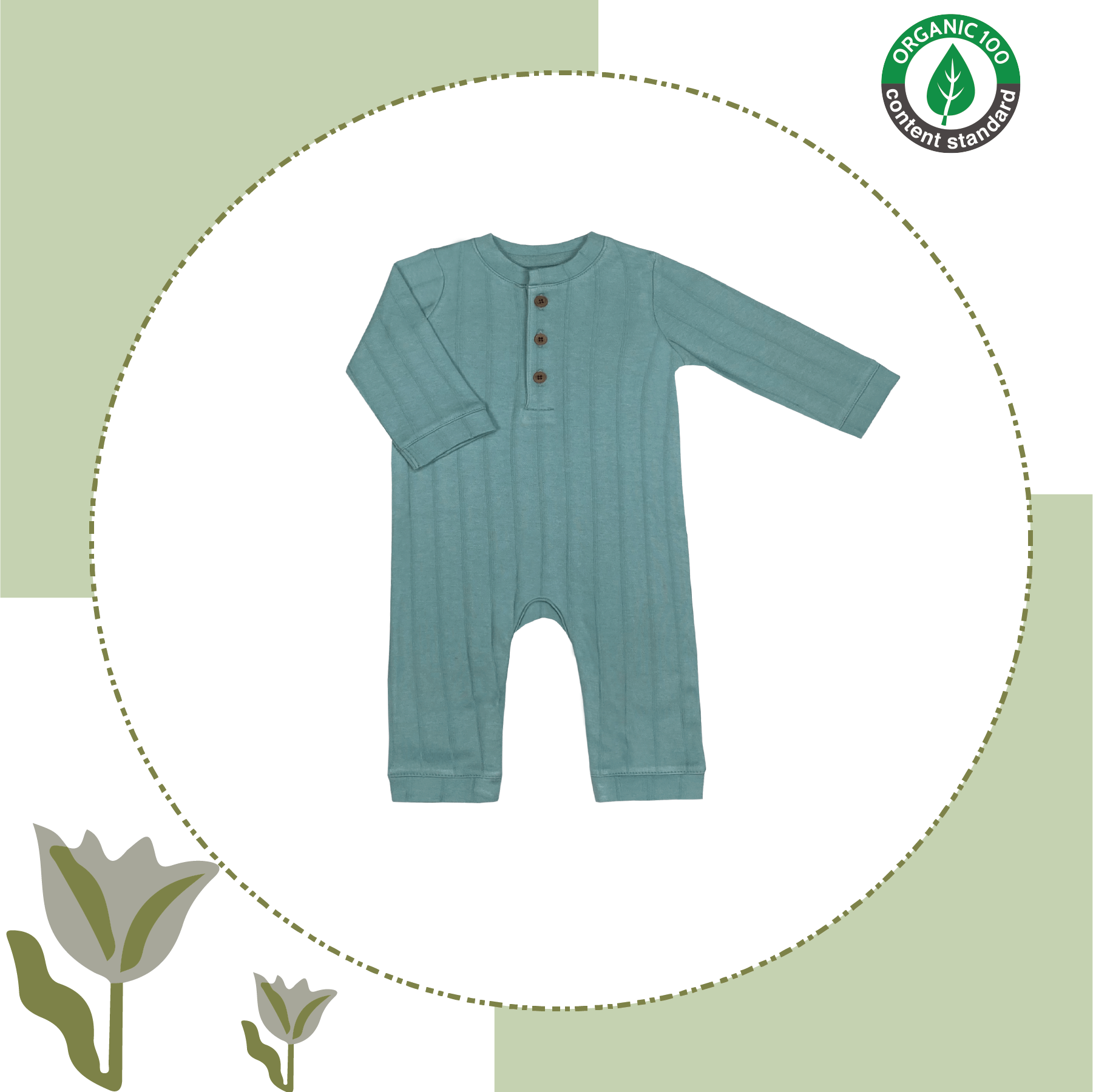 Butterfly Pea Jelly (Without Footies) Sleep and Play Suit from Little BB Love - Stylish and Comfortably Soft Baby Clothing Store