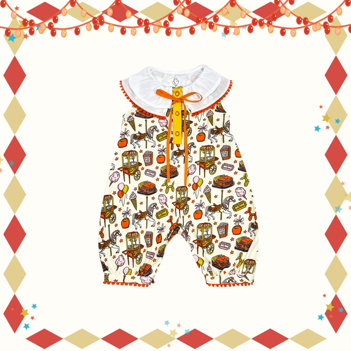 Carnival Joys Romper from Little BB Love - Stylish and Comfortably Soft Baby Clothing Store