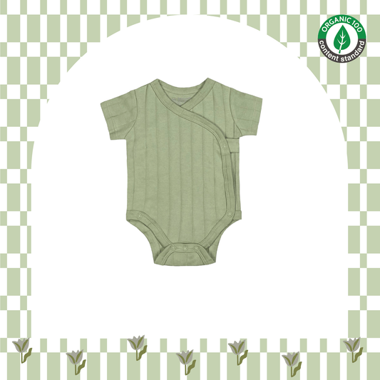 Green Apple Panna Cotta Bodysuit from Little BB Love - Stylish and Comfortably Soft Baby Clothing Store