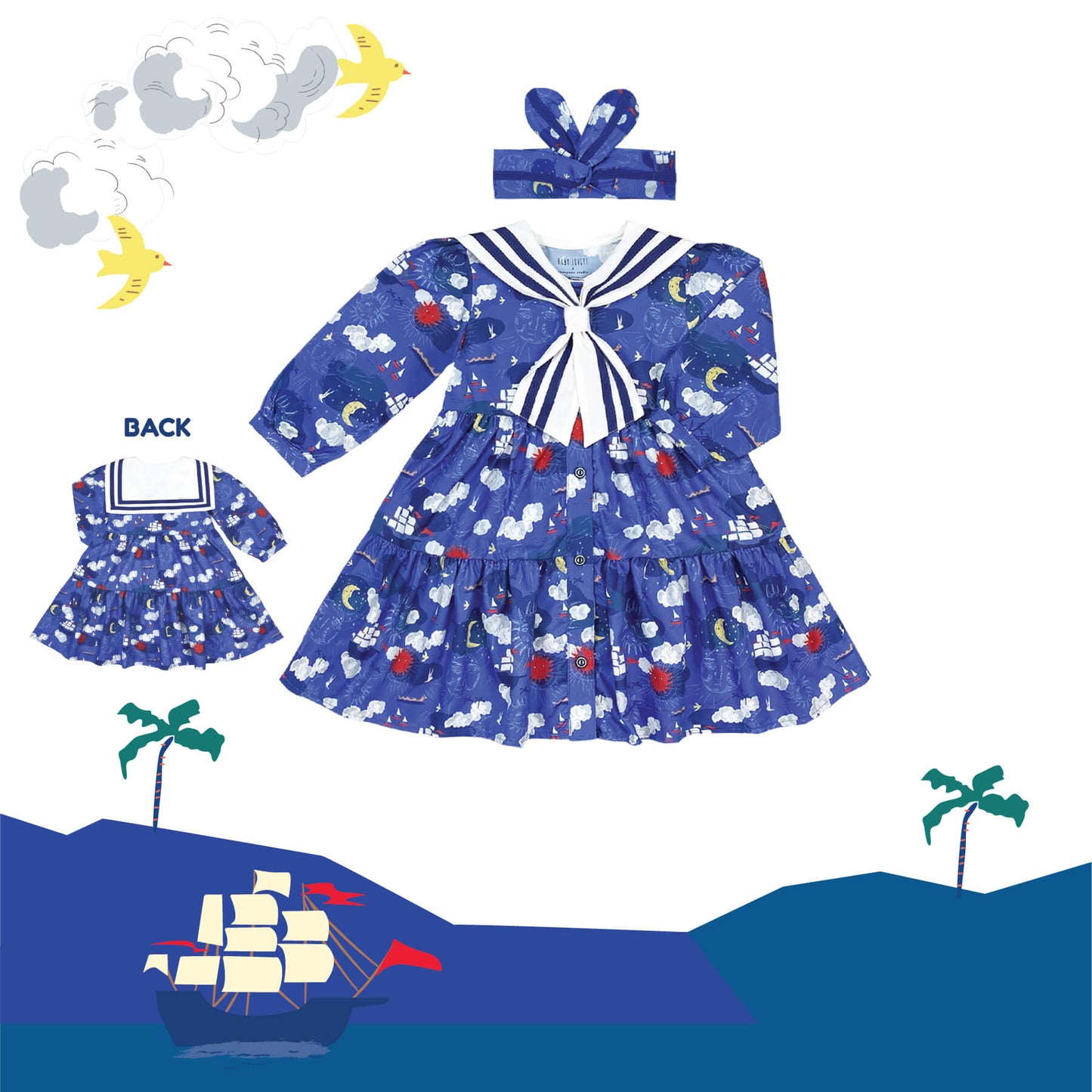 Sailing Adventure Dress from Little BB Love - Stylish and Comfortably Soft Baby Clothing Store