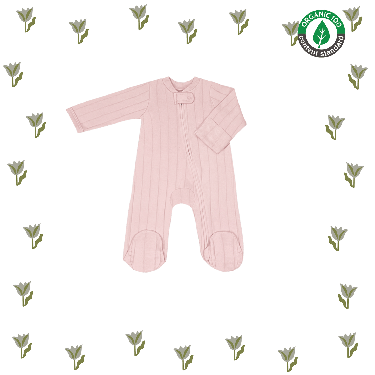 Sakura Parfait Sleep and Play Suit from Little BB Love - Stylish and Comfortably Soft Baby Clothing Store