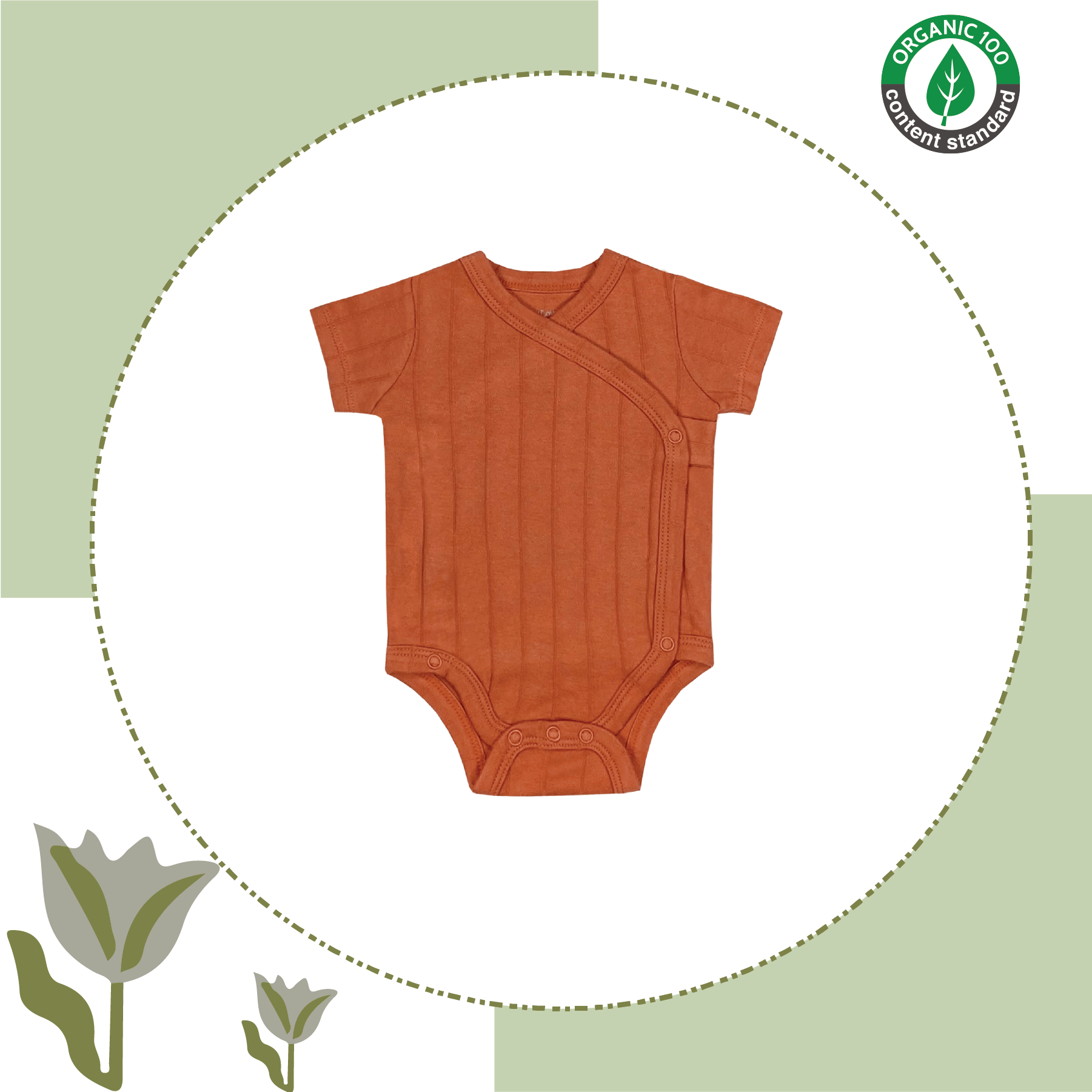 Tangerine Pudding Bodysuit from Little BB Love - Stylish and Comfortably Soft Baby Clothing Store