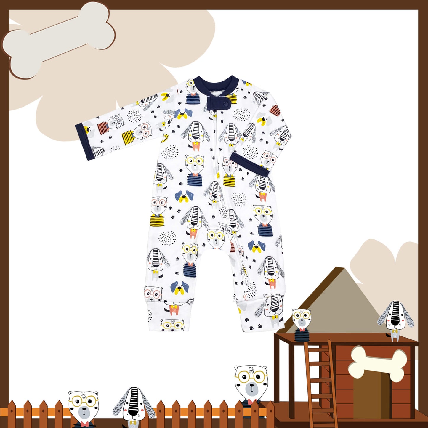 The Buddies Team (Without Footies) Sleep and Play Suit from Little BB Love - Stylish and Comfortably Soft Baby Clothing Store